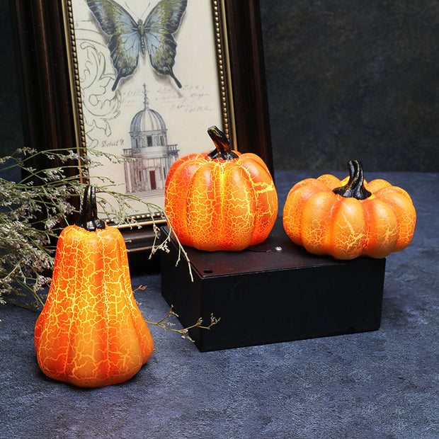 Pumpkin LED Candle By Maritelle