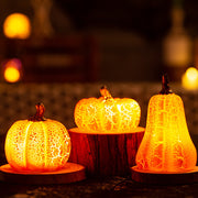 Pumpkin LED Candle By Maritelle