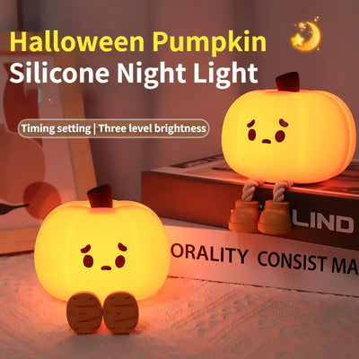 Halloween Pumpkin Night Light By Maritelle
